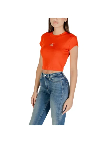 Majica Calvin Klein Jeans crvena