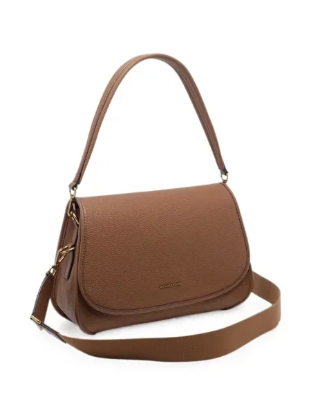 Geantă shopper Michael Michael Kors cu autograf maro