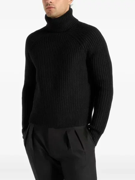 Πουλόβερ Manière De Voir chunky μαύρο