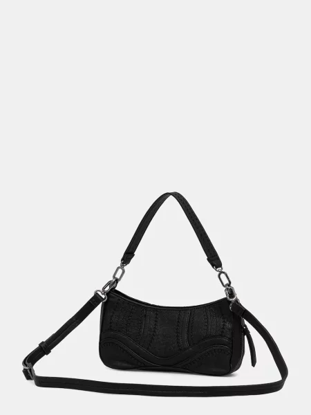 Crossbody táska Desigual fekete