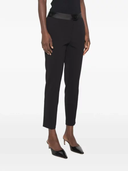 Pantaloni Imperial din satin negru