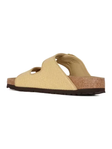 Klapki Birkenstock na sprzączkę beżowe