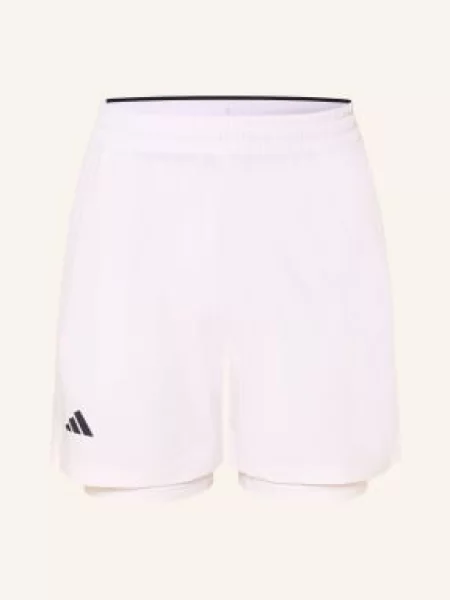 Adidas Tenisové Šortky 2 V 1 Tennis Climacool / černá bílá
