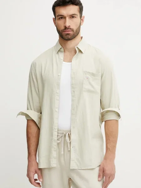 Guess camasa de in bej