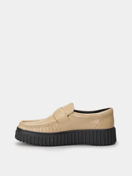Clarks Напівчеревики Шкіра бежевий