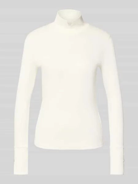 Golf bluzka Marc Cain z długim rękawem biała