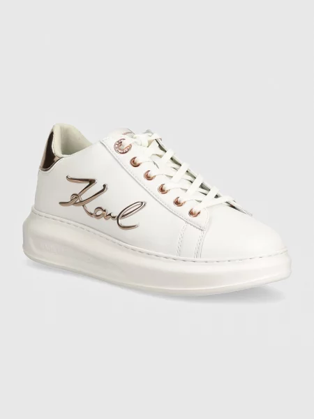Sneakersy KARL LAGERFELD białe