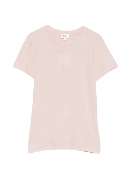 Tricou Bobi cu decolteu rotund roz