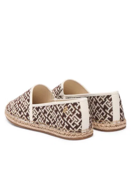 Tommy Hilfiger Espadrilės Th Monogram Jacquard ruda