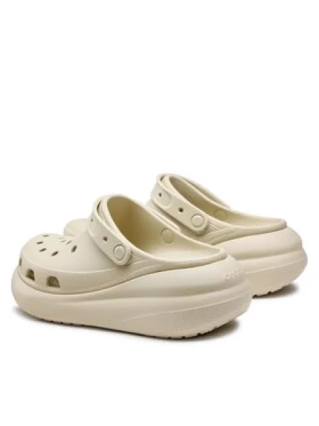 Crocs Natikači Classic Crush Clog bež
