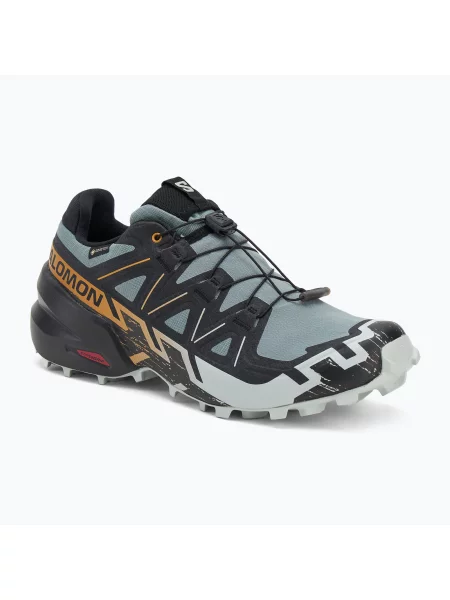 Încălțăminte de alergare pentru bărbați Salomon Speedcross 6 GTX trooper/black/wood thrush negru