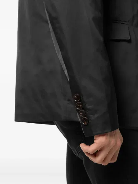 Sacou Philipp Plein cu glugă negru