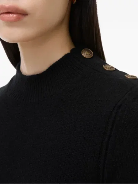 Rochie Burberry din cașmir negru