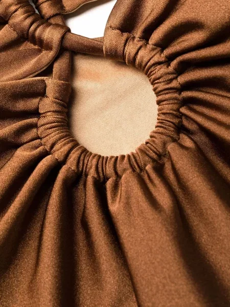 Plavky Noire Swimwear hnědé