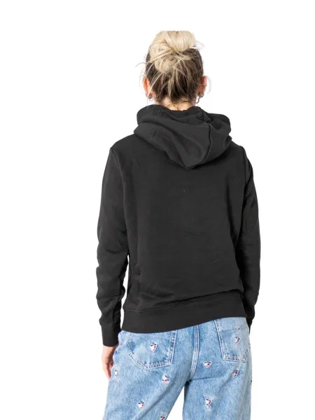 Bluza z kapturem Tommy Hilfiger z kapturem z nadrukiem czarna