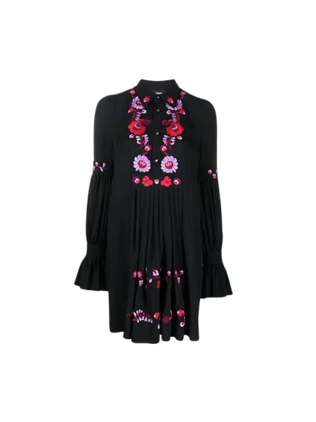 Haftowana sukienka Dsquared2 czarna