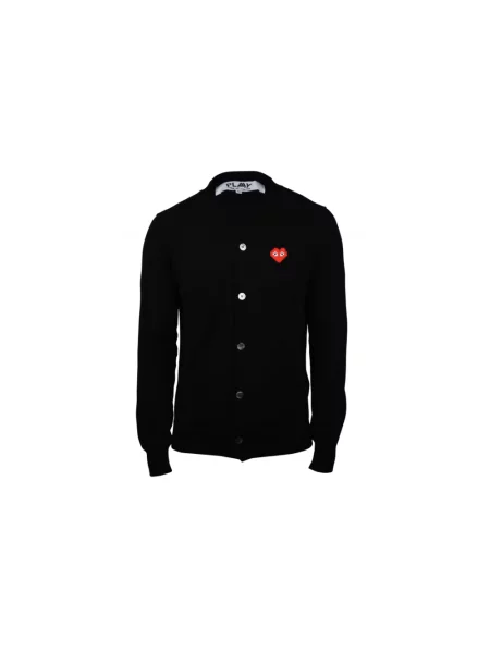 Kardigan Comme Des Garcons w serca czarny