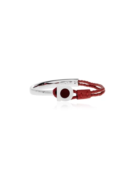 Bransoletka Ferragamo z logo szara