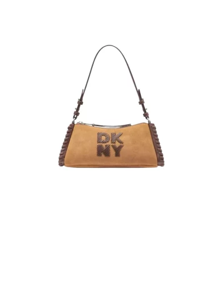 Torebka Dkny skórzana brązowa
