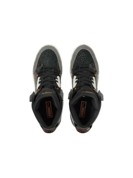 Pantofi Puma cu blană negru