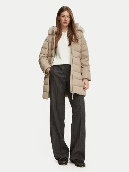 Tommy Hilfiger Зимно яке Heritage Tyra бежов