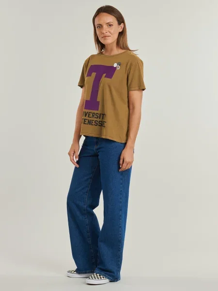 Tricou Newtone maro