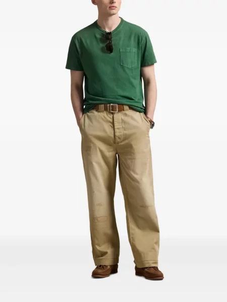 Șapcă Polo Ralph Lauren din fleece cu dungi cu volane albastru