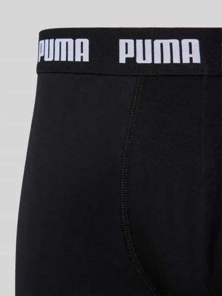 Obcisłe bokserki z detalem z logo w zestawie 3 szt. Puma czarne