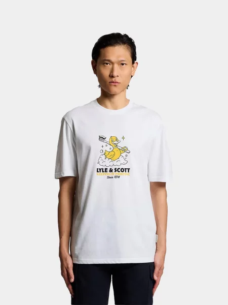Футболка Lyle & Scott білий