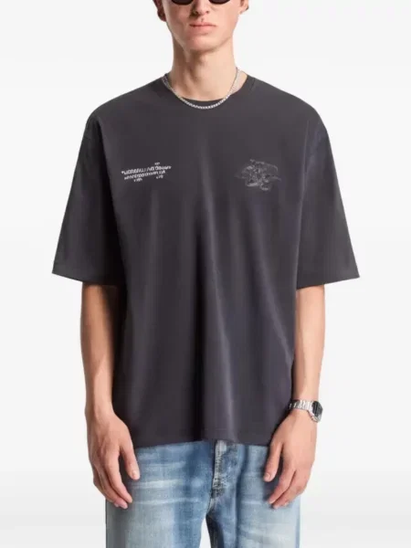 Tricou Filling Pieces cu imagine negru