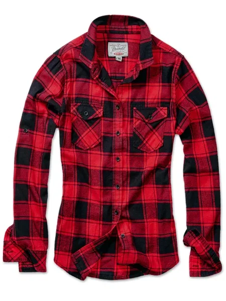 Brandit Bluză roșu negru