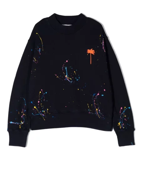 Bluza dziecięca Palm Angels niebieska