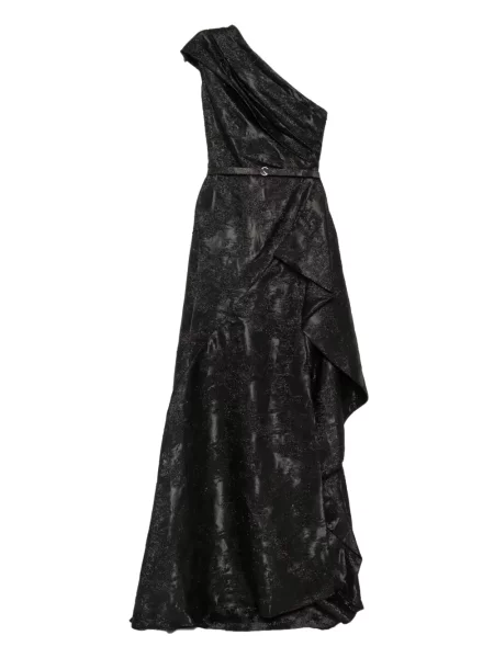 Rochie Saiid Kobeisy cu un umăr gol de costum negru