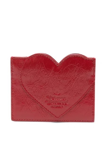 Портмоне Vivienne Westwood със сърца червено