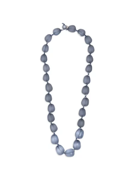 Colier Emporio Armani cu mărgele albastru