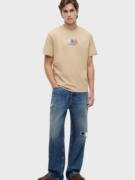 Футболка Tommy Jeans бежева