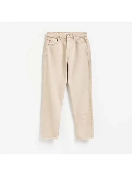 Reserved LADIES` JEANS TROUSERS pšeničná