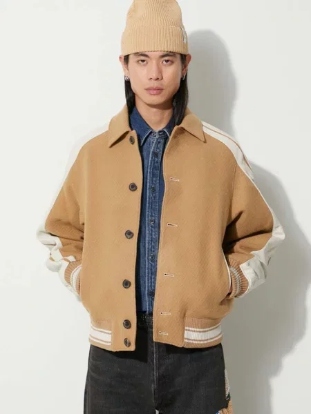 Ader Error geaca bomber Brei barbati de tranzitie maro