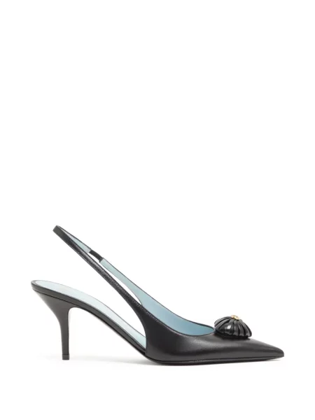 Pantofi cu toc Valentino Garavani slingback negru