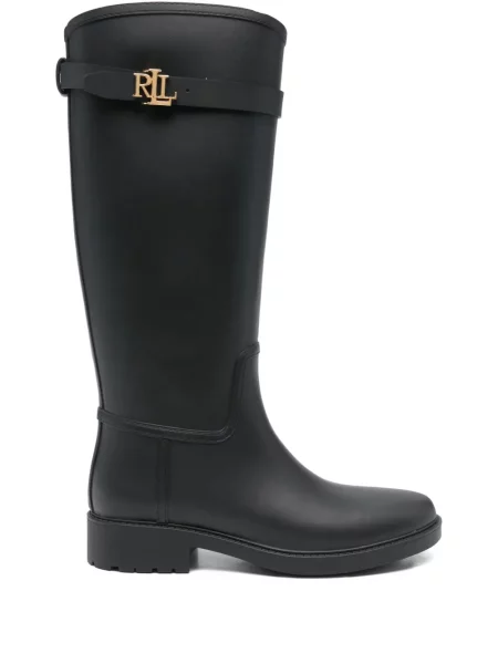 Botine Lauren Ralph Lauren cu cataramă negru