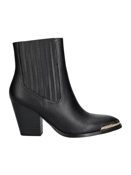 Botki Versace Jeans Couture skórzane czarne