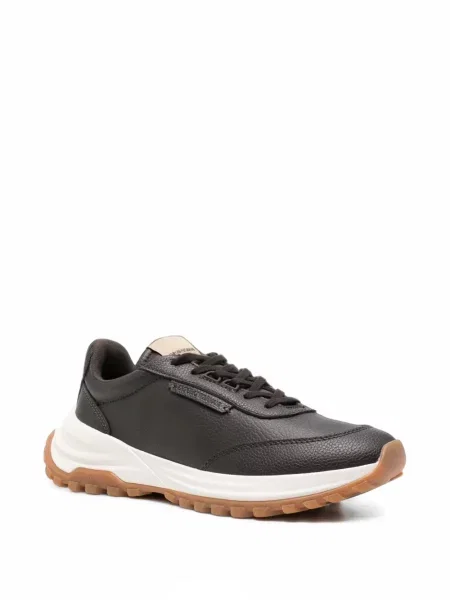 Sneakerși Emporio Armani maro