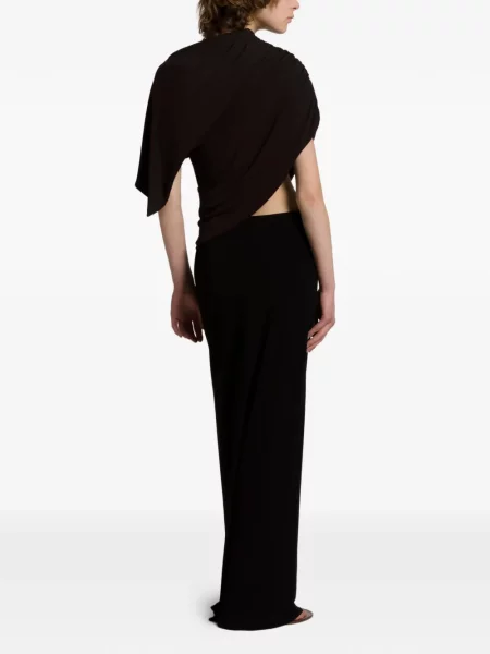 Rochie Alberta Ferretti drapată negru
