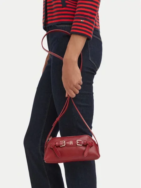 Torbica Tommy Hilfiger Th Buckle  crvena