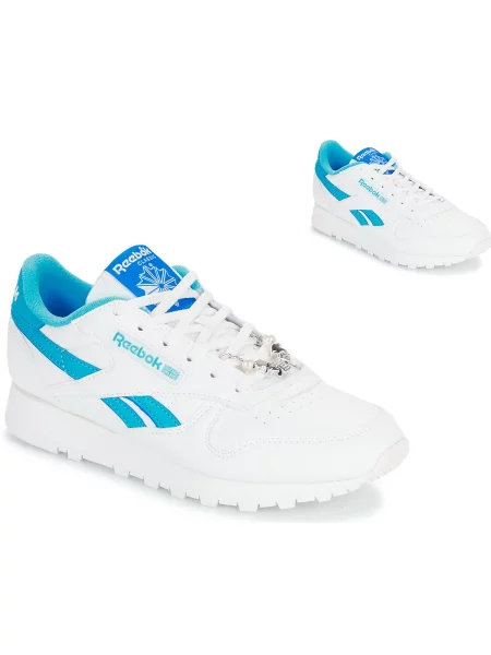Usnjene superge Reebok Classic bela