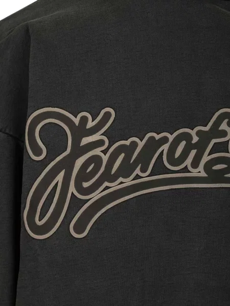 Суичър с качулка Fear Of God с принт черно