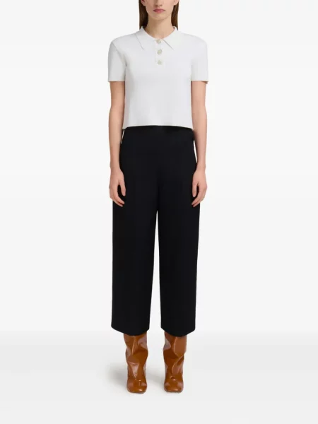 Pantaloni Marni de lână negru