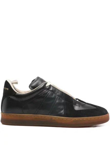 Sneakerși Officine Creative din piele de căprioară negru