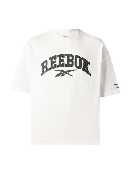 Reebok Tricou funcțional PAUL negru alb