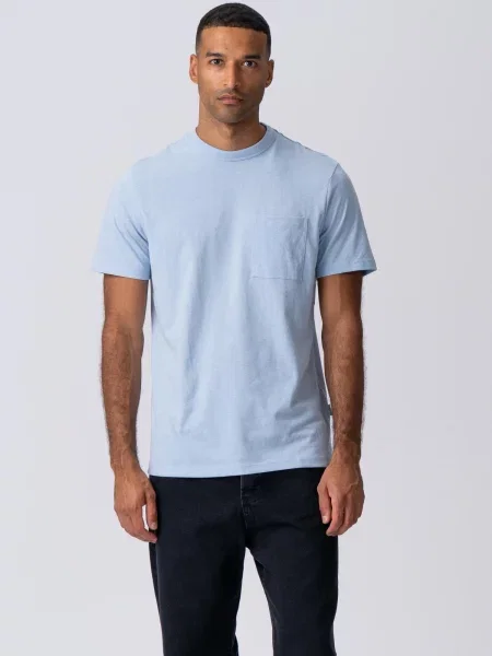 TEESHOPPEN Cămașă T-Shirt albastru